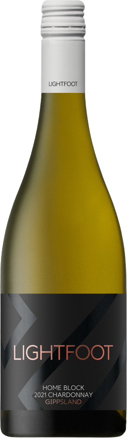 Lightfoot Wines Home Block Chardonnay 2021 bottle - Gippsland